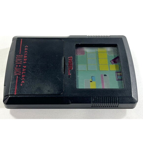 Vintage 1993 Tiger Caesars Palace Handheld Electronic Talking BlackJack Tested - Picture 6 of 8